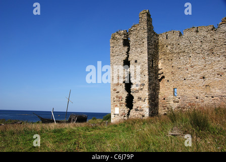 L'Estonie. Toolse. Ruines d'un château . 1471. Plus tôt Tolsburg ou Vredeborch Banque D'Images