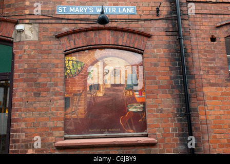 St Mary's Water Lane, Shrewsbury, Shropshire, Angleterre. Banque D'Images