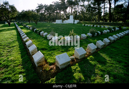 La ferme rose,cimetière de bataille de Gallipoli en Turquie de 1915 campagne. Maintenu par le Commonwealth War Graves Commission. Banque D'Images