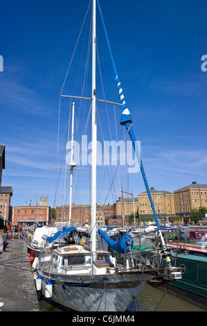 Location dans la ville historique de Gloucester Docks England UK Banque D'Images