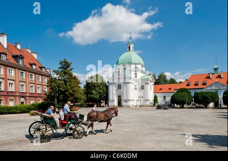 Nouvelle Place du marché, de la vieille ville, Varsovie, Pologne Banque D'Images