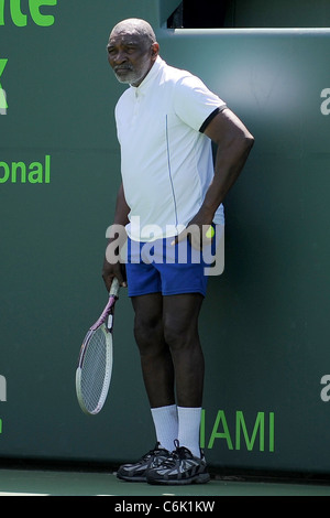 Richard Williams des stars au Sony Ericsson Open, Key Biscayne, Floride - 23.03.10 Jeff Daly Banque D'Images