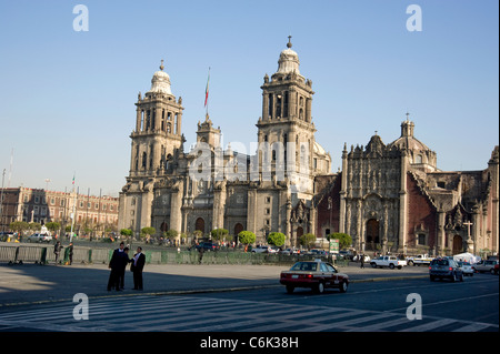 Cathédrale Métropolitaine historique dans la ville de Mexico Banque D'Images