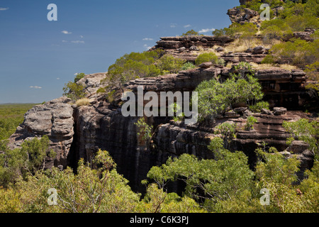 Burrunggui (souvent appelé à tort Nourlangie Rock), le Kakadu National Park, Territoire du Nord, Australie Banque D'Images