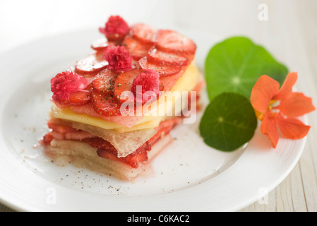 Lasagne de fruits Banque D'Images