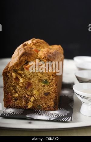 Gâteau aux fruits au gingembre Banque D'Images