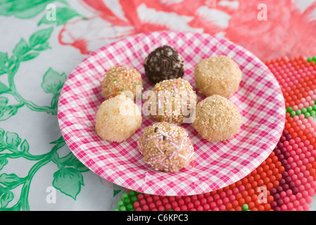 Boules de riz gluant Banque D'Images