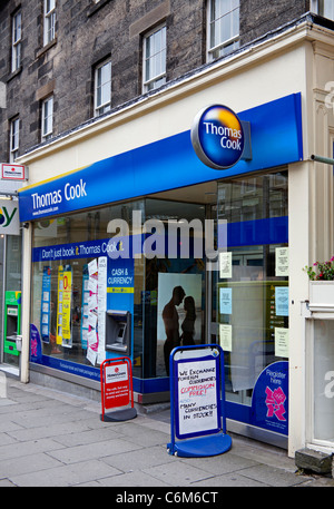 Thomas Cook Travel shop agent Edinburgh Scotland UK Europe Banque D'Images