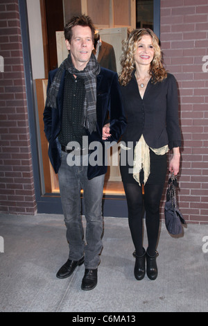 Kevin Bacon et Kyra Sedgwick Hermes Men's Store grand opening New York City, USA - 09.02.2010 Banque D'Images