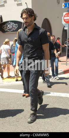 Joe Manganiello en dehors de l'hôtel Omni au cours de Comic Con - Jour 3 San Diego, Californie - 24.07.10 Banque D'Images