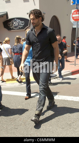 Joe Manganiello en dehors de l'hôtel Omni au cours de Comic Con - Jour 3 San Diego, Californie - 24.07.10 Banque D'Images