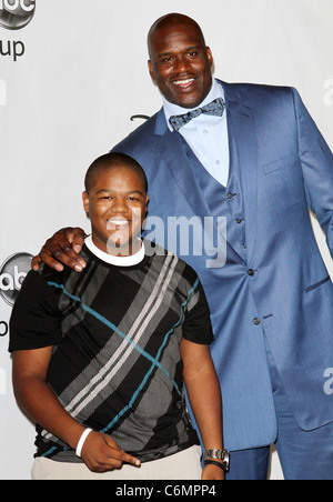 Kyle Massey et Shaquille O'Neal Disney ABC Family l'été 2010 Tour d'ECA s'est tenue à l'hôtel Beverly Hilton - Soir Beverly Banque D'Images