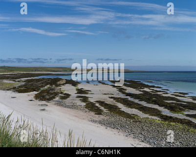 dh South Wick PAPA WESTRAY ORKNEY Scottish White Sand Beach pointe côtière ecosse nord mer île silver sandy bay Banque D'Images