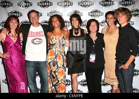 Mary Wells, Gary Semaines, Erika Ringor, Traci Dinwiddie, Directeur Nicole Conn Necar Zadegan, Connor Kramme et le Los Angeles Banque D'Images