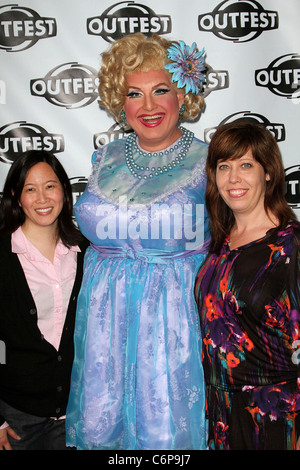 Kim Yutani, Momma et Kirsten Schaffer 28e Festival annuel du film Outfest, projection de gala soirée de clôture de "porc" tenu à la Banque D'Images