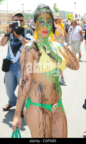 2010 Parade en atmosphère Mermaid Coney Island New York City, USA - 19.06.10 Ivan Nikolov Banque D'Images