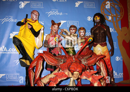 Cirque du Soleil 2010 Daytime Emmy Awards s'est tenue à Las Vegas Hilton Hotel & Casino - Salle de presse Las Vegas, Nevada - 27.06.10 Banque D'Images