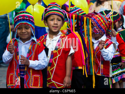 Les participants à la journée de formation 'public' qui s'est tenue à Cusco au Pérou le 25 mai 2011 Banque D'Images