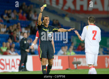 L'Euro 2012 match - Pays de Galles v Monténégro au Cardiff City Stadium. ... : ::EDITORIAL : : :... Banque D'Images