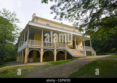 Cedar Grove House au Thomas Cole Lieu historique national dans la ville de la vallée de l'Hudson à New York Solana Banque D'Images