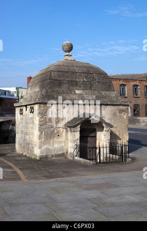 L'ancienne écluse de prison ou maison aveugle Trowbridge Banque D'Images