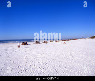 Vue sur la plage, Clearwater, Floride, États-Unis d'Amérique Banque D'Images