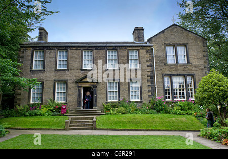 Le Bronte Parsonage Museum de Haworth, West Yorkshire, Angleterre Banque D'Images