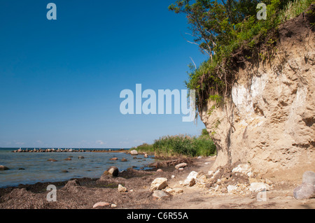 Côte raide - île de Poel, Timmendorf Strand, mer Baltique, Mecklenburg-Vorpommern, Allemagne, Europe Banque D'Images