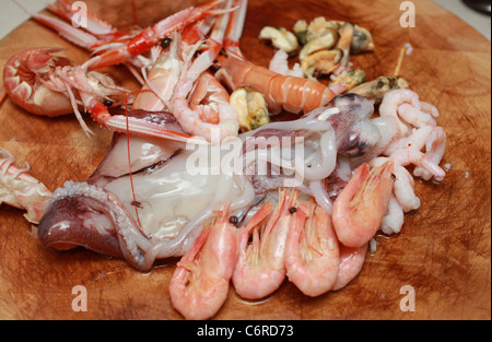 Fruits de mer Banque D'Images