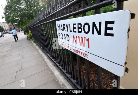 Marylebone Road, Londres, Angleterre, Royaume-Uni Banque D'Images