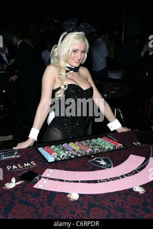 Holly Madison Club Playboy au Palms Casino Resort célèbre 50 années de le Playboy lapin Playboy Club et Las Vegas, USA - Banque D'Images