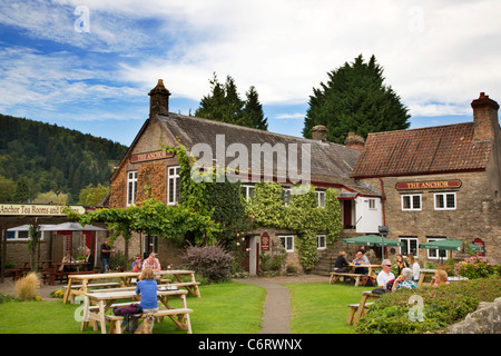 L'Anchor Inn et salons de thé de galles Monmouthshire Tintern Banque D'Images