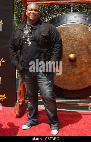 Michael Lynche alias 'Big Mike' l'histoire "contre nature" Cartoon Network World Premiere - Arrivées Los Angeles, Californie - Banque D'Images