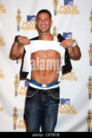 Mike 'La situation' Sorrentino 2010 MTV Movie Awards - Salle de presse - tenue au Gibson Amphitheatre à Universal Studios Banque D'Images