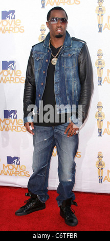 Sean Combs alias P. Diddy 2010 MTV Movie Awards - Arrivals tenue au Gibson Amphitheatre à Universal Studios, Universal City Banque D'Images