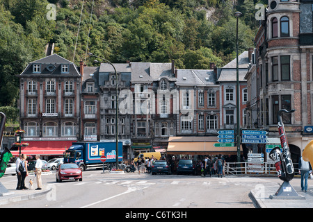 La ville Dinant, Ardennes, Belgique Banque D'Images