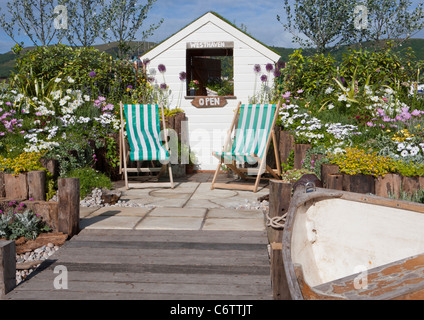 'L'École de la mer Westhaven' marchettes (retraites) Jardin attribué argent Malvern Flore Jardinage Printemps Show 2011 Banque D'Images