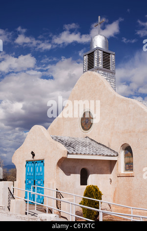 Église catholique de San Ysidro, Nouveau Mexique. Banque D'Images