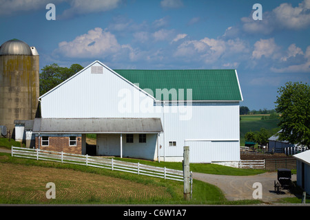 VEW du pays Amish dans l'Ohio Etats-Unis US American Amish Community vie quotidienne vivre de grandes images haute résolution images horizontales haute résolution Banque D'Images
