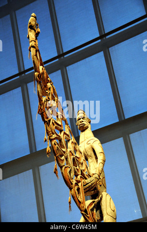 Sculpture en bois- l'art africain, Metropolitan museum NEW YORK Banque D'Images