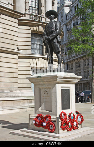 Les Gurkha Memorial, Horse Guards Avenue, Londres. Banque D'Images