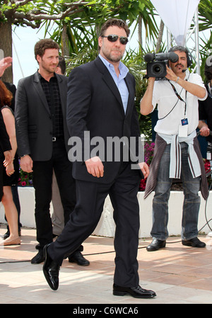 Russell Crowe 2010 Cannes International Film Festival - Jour 1 - 'Robin des Bois' photocall Cannes, France - 12.05.10 Banque D'Images