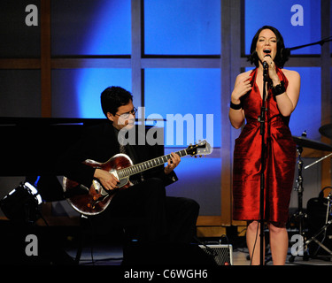 Emilie-Claire Barlow en live au Studio Glenn Gould de Toronto, Canada - 16.04.10 Banque D'Images