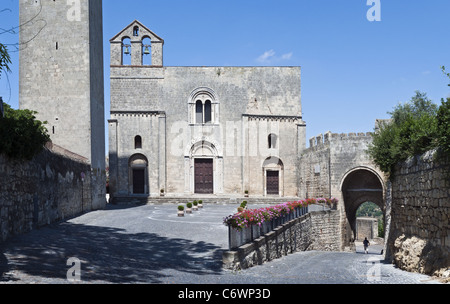 Église de Santa Maria di Castello, Tarquinia, Italie Banque D'Images