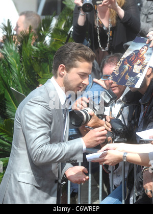 Shia LaBeouf 2010 Cannes International Film Festival - Jour 3 - "Wall Street" photocall Cannes, France - 14.05.10 Banque D'Images