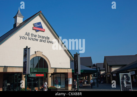 East Midlands Designer Outlet Shopping Centre, Pinxton, South Normanton, Mansfield, Debyshire, UK Banque D'Images