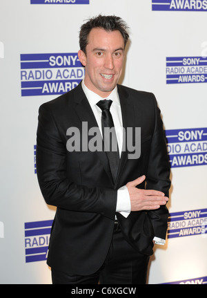 Christian O'Connell arrivant pour la Sony Radio Academy Awards 2010 à l'hôtel Grosvenor House à Londres, Angleterre - 10.05.10 Banque D'Images