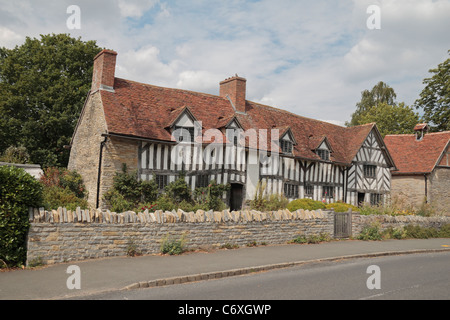 Palmer's Farm, accueil d'Adam Palmer un ami et voisin de Mary Arden dans Henley-in-Arden, Stratford upon Avon, Warwickshire, en Angleterre. Banque D'Images