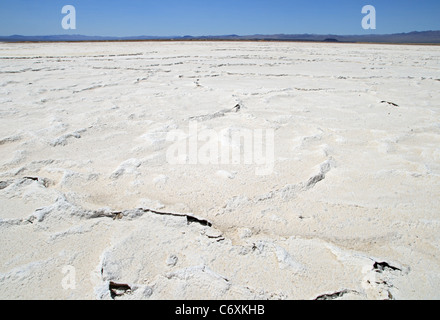 Sec Bristol lake salt pan dans le désert de Mojave de Californie Banque D'Images