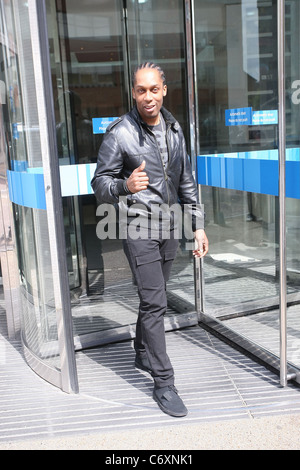 Lemar en dehors de l'ITV studios London, England - 17.05.10 Banque D'Images